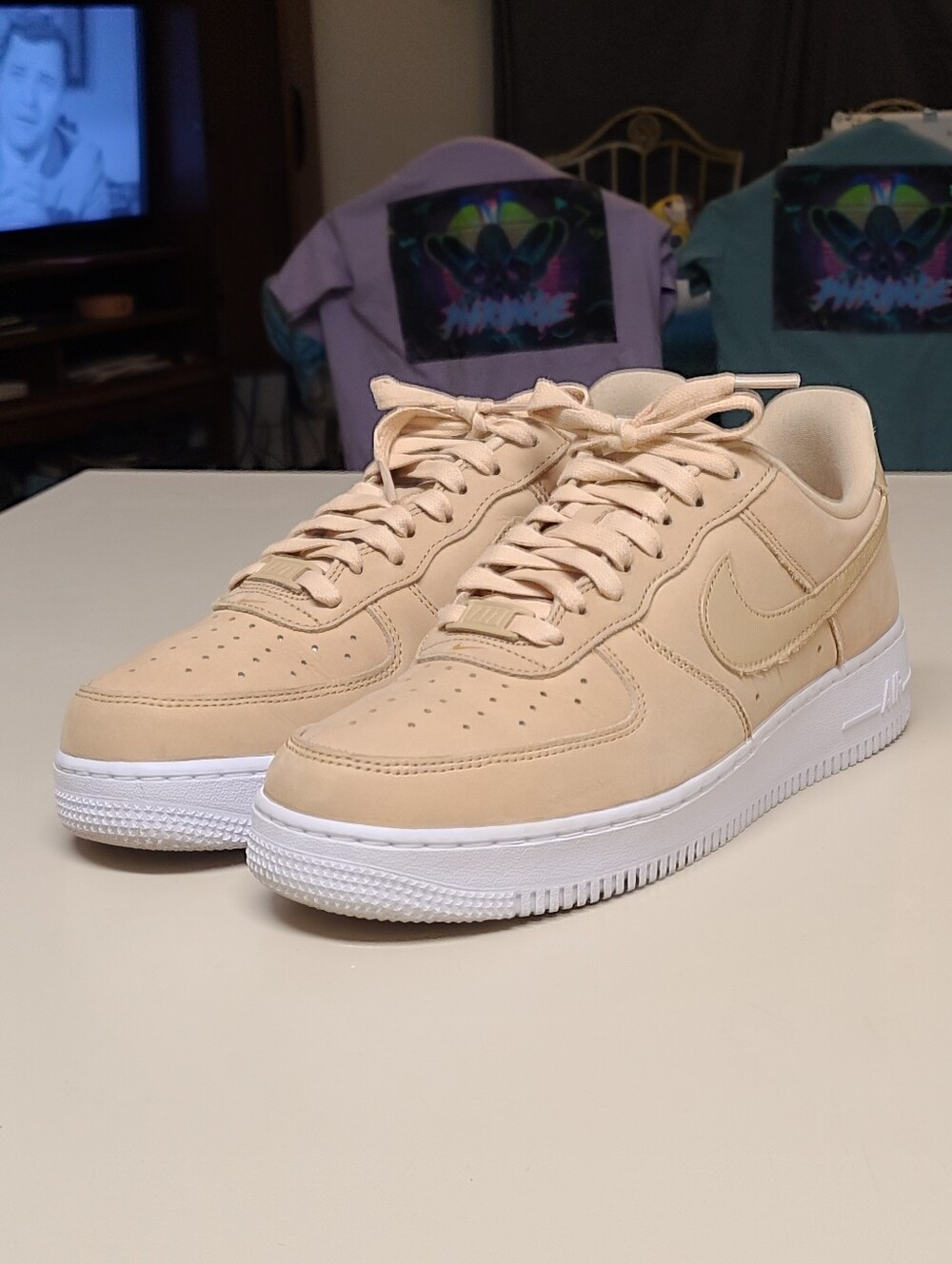 Nike Air Force 1 Low Premium Vachetta Tan casual low top sneakers size 10